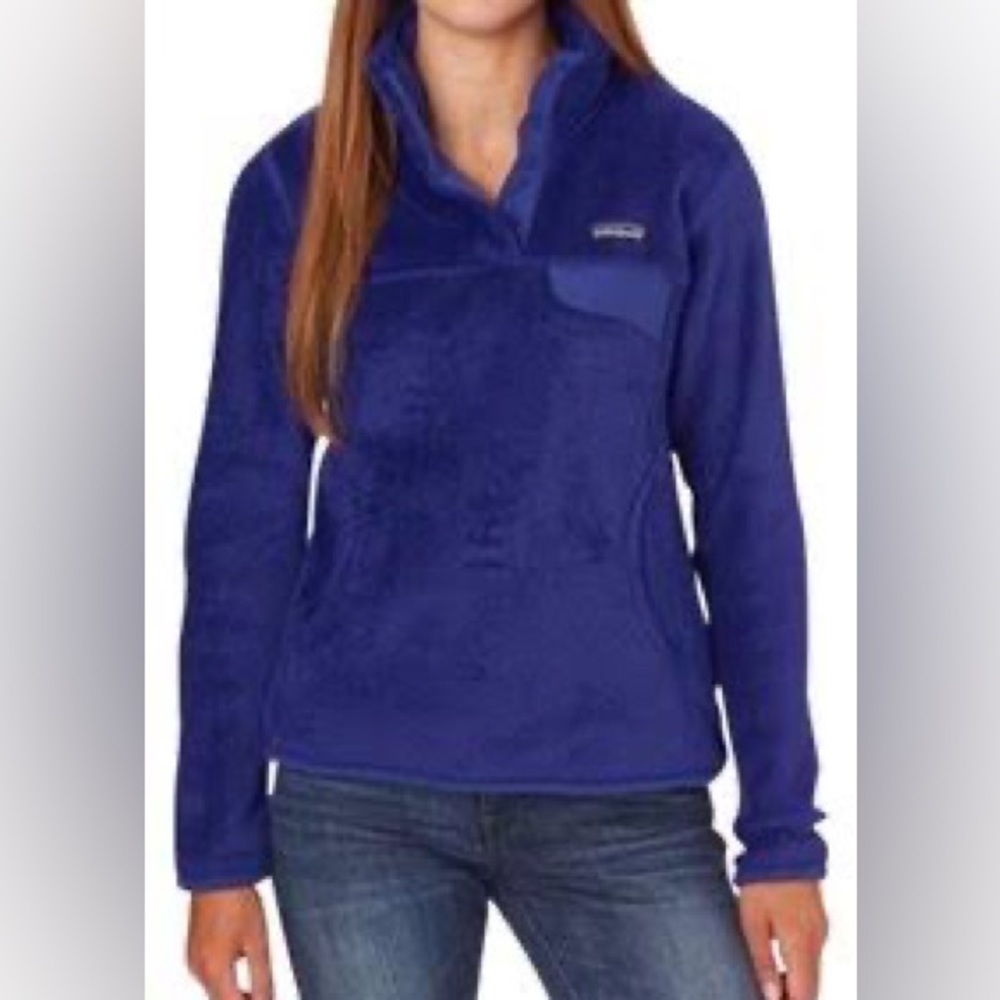 Patagonia retool snap T fleece purple women’s medium